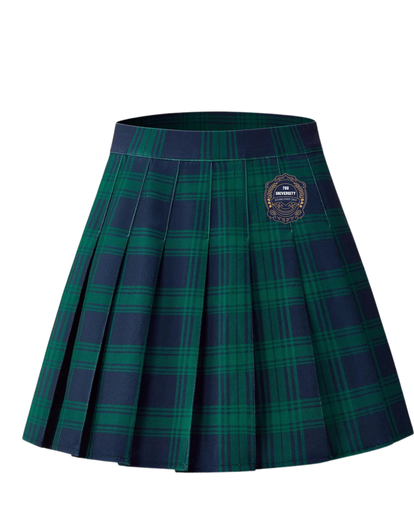 700 University school girl mini skirt