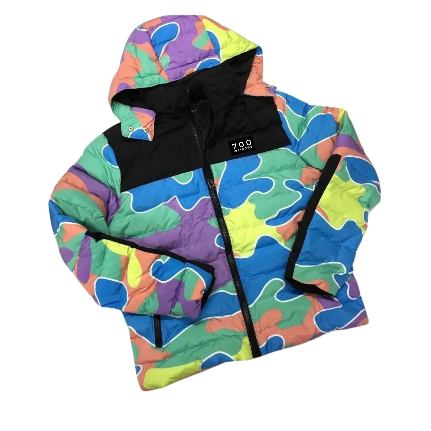 Camo 700 x was here Puffer Coat (Special Order)